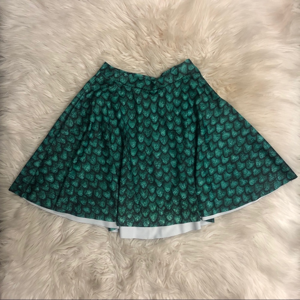 Black Milk GOT XS Rhaegal Dragon Egg Skater Skirt